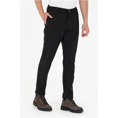 Erkek Antrasit Kanvas Pantolon