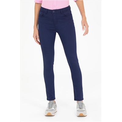 Kadın Lacivert Toothpick Fit Pantolon