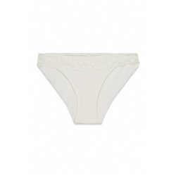Braga clásica modal y encaje blanca