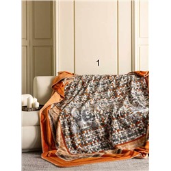 Нежный велюровый плед