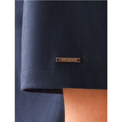 Футболка из 100% хлопка с V-образным вырезом