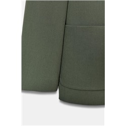 STRAIGHT BLAZER WITH SHOULDER PADS