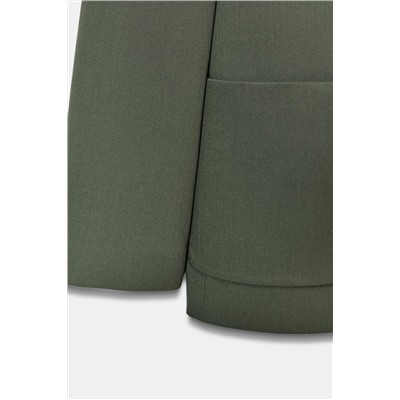 STRAIGHT BLAZER WITH SHOULDER PADS