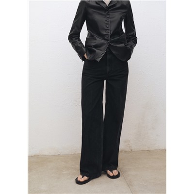 Jeans rectos tiro alto