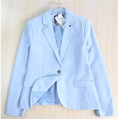 Женский приталенный, эластичный, на одной пуговице, повседневный пиджак