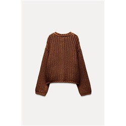 CHUNKY-KNIT CARDIGAN