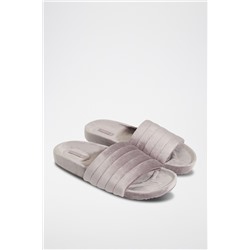 Sandalias de terciopelo Malva