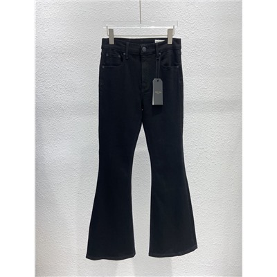 Расклешенные джинсы Rag&Bone, эластичная ткань из чистого хлопка, удобная и стильная верхняя часть,