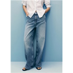 Jeans balloon tiro alto