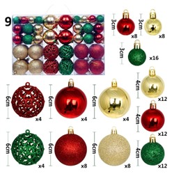 Огромный набор елочных шаров 🔴  Привозила такие каждый год. Шикарно как и для композиций/поделок, так и украсить елку в моно цвет