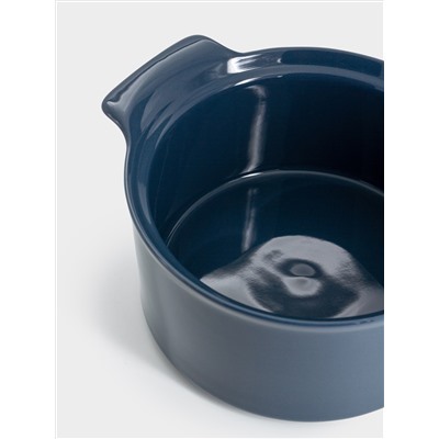 Кастрюля, 1,3 л, с крышкой, фарфор P, синяя, Indulgence