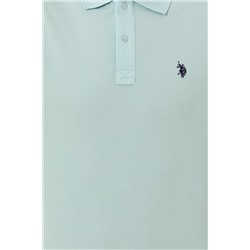 Erkek Aqua Polo Yaka Basic T-Shirt