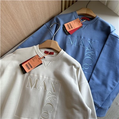 Женская толстовка / свитшот с вышивкой logo бренда   MA*X&C*o
