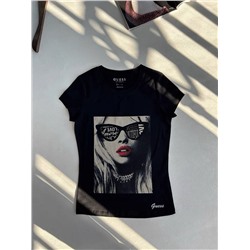 Женская приталенная футболка с ярким принтом ГЕС*С (Возможно незначительные деффекты!!!)