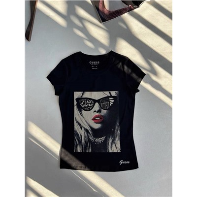 Женская приталенная футболка с ярким принтом ГЕС*С (Возможно незначительные деффекты!!!)