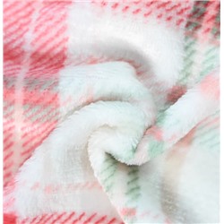 Мягкий и комфортный коралловый флисовый плед