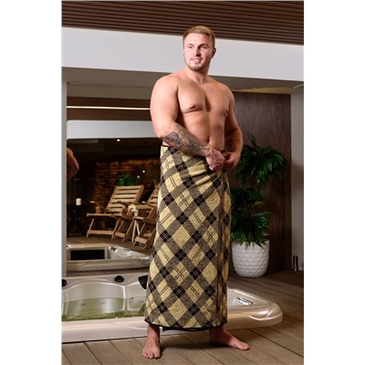 Полотенце махровое Шотландка