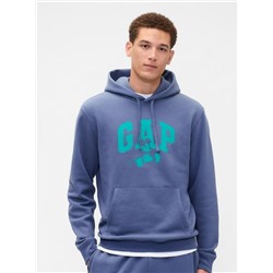 Disney × Mickey Mouse Relaxed Logo Hoodie