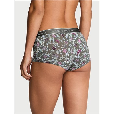 Logo Cotton Boyshort Panty