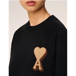 Женский плотный хлопковый флокированный свитер  АМ*И