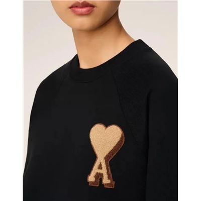 Женский плотный хлопковый флокированный свитер  АМ*И