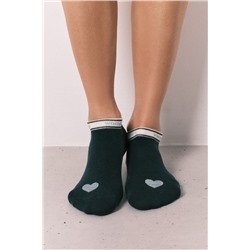 Pack 3 calcetines cortos estampado corazón