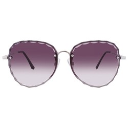 Frye Smoke Oval Ladies Sunglasses