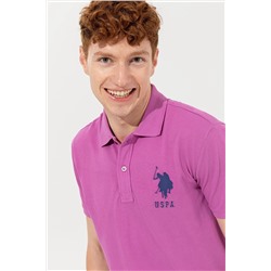 Erkek Menekşe Polo Yaka Tişört