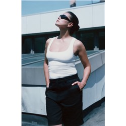 ELASTIC TOP WITH WIDE STRAPS