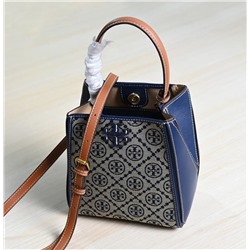 Модная и универсальная сумка из кожи личи, сумка-ведро через плечо, подарочная коробка ТОРИ БЕРЧ