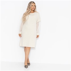 Платье комбинированное с сеткой, Ласкаю взгляд