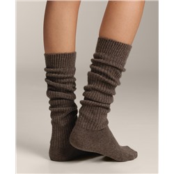 длинные носки 18% кашемир 13% шерсть