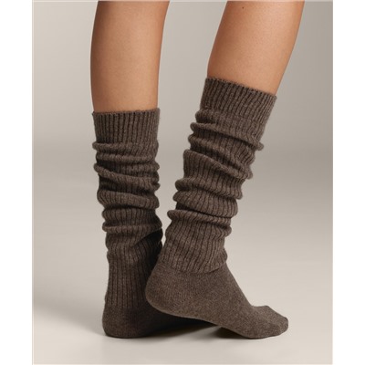 длинные носки 18% кашемир 13% шерсть