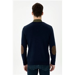 Erkek Lacivert Basic Kazak