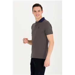 Erkek Antrasit Polo Yaka Tişört