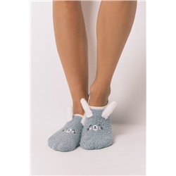Calcetines slip on conejo verde
