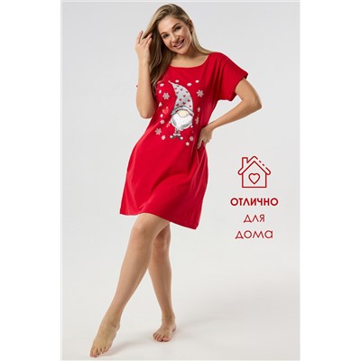 Туника новогодняя домашняя большие размеры Туж-гном