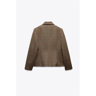 ZW COLLECTION CHECK BLAZER