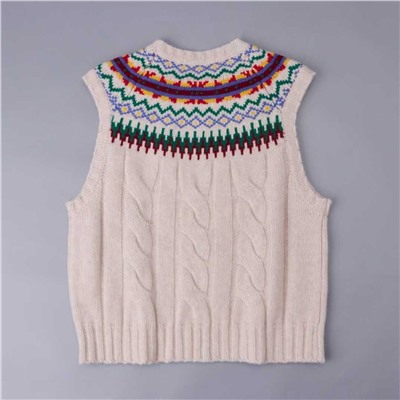 Шерстяной вязаный жилет РАЛЬ*Ф Л