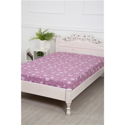 Простыня поплин Пиония-компаньон