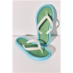 Chanclas efecto bloques color