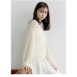 Лёгкий воздушный свитер паутинка  SNIDE*L