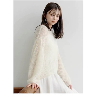 Лёгкий воздушный свитер паутинка  SNIDE*L