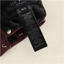 TE*D BAKE*R женские кожаные перчатки в красивом вишневом цвете, экспорт.