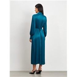 Платье миди из 100% вискозы, PL1310/jewel