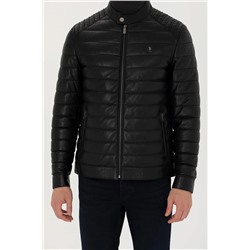 Erkek Siyah Deri Ceket