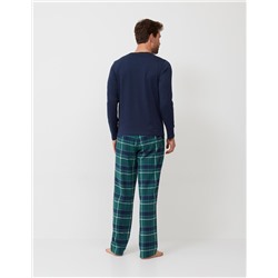 Flannel Pyjamas Trousers, Men, Multicolour