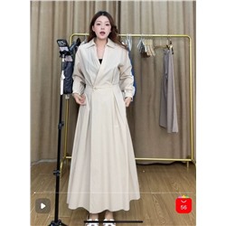 Женское платье MSC*H Copenhage*n на запа́х из смесового тенселя и хлопка, экспорт