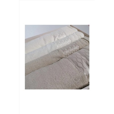 Özdilek Elissa Best Set Hamam Takımı - Krem - Taş
