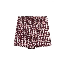 Pantalón corto viscosa estampado flores